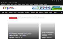 Tablet Screenshot of mediapelangi.com
